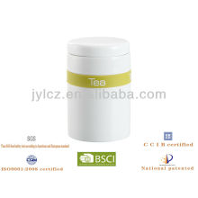 hot selling canister with silicone band for tea, sugar or coffee